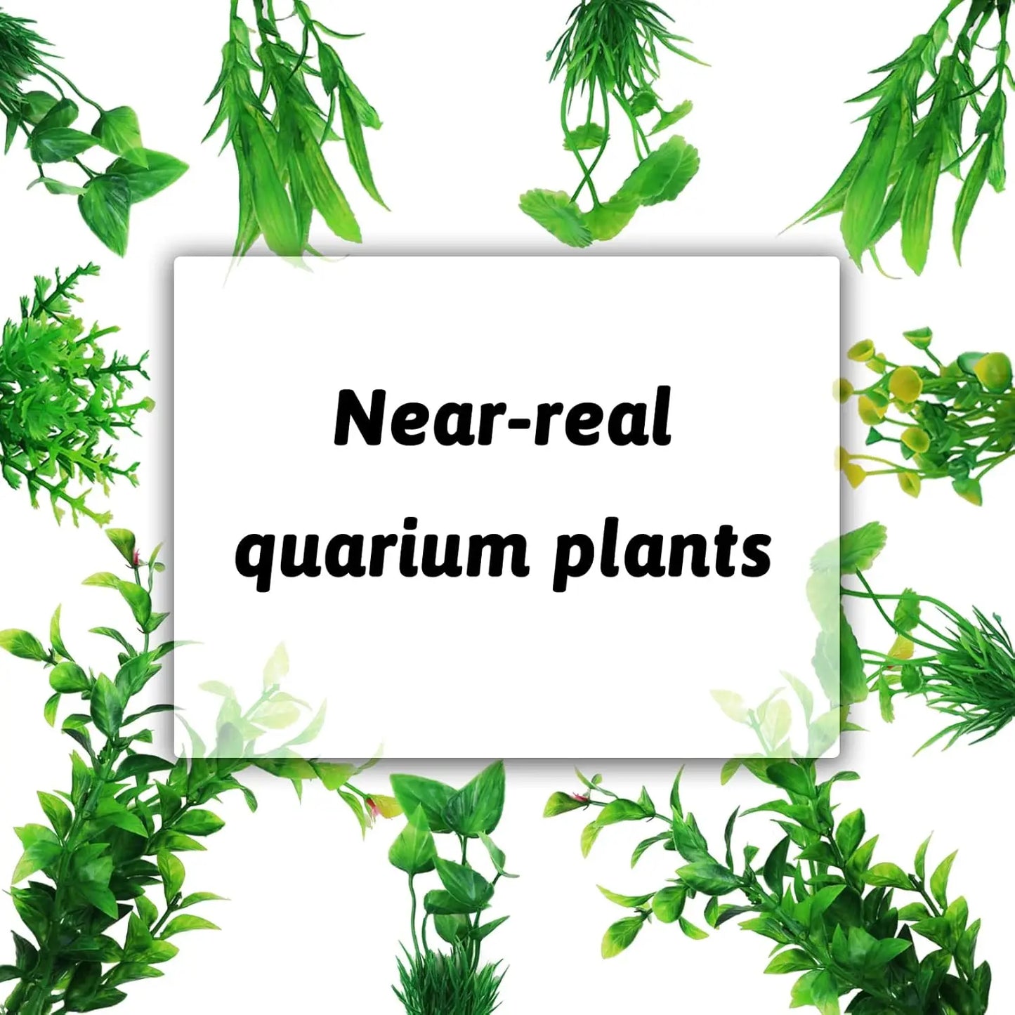 9/10pc Artificial Aquarium Plants