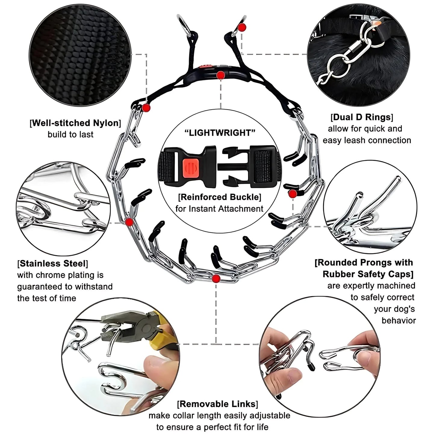 Quick Release Prong Collar