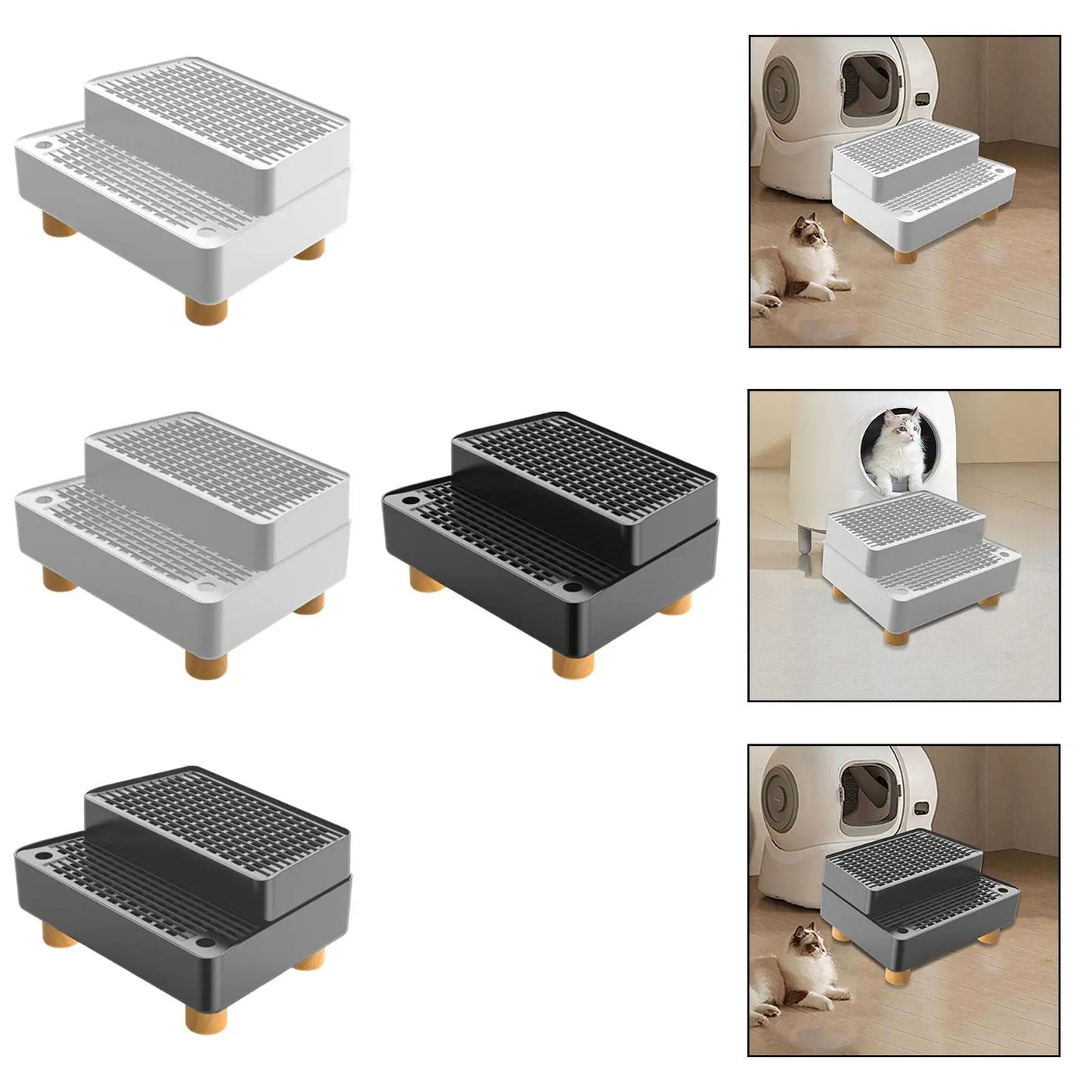 Cat Litter Box Steps