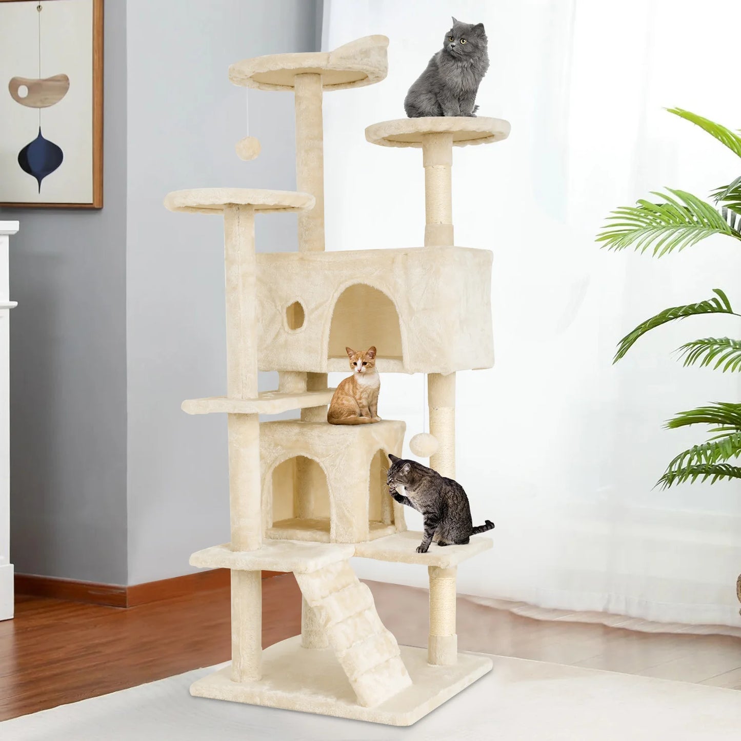 Cat Tree 54/70 Inch