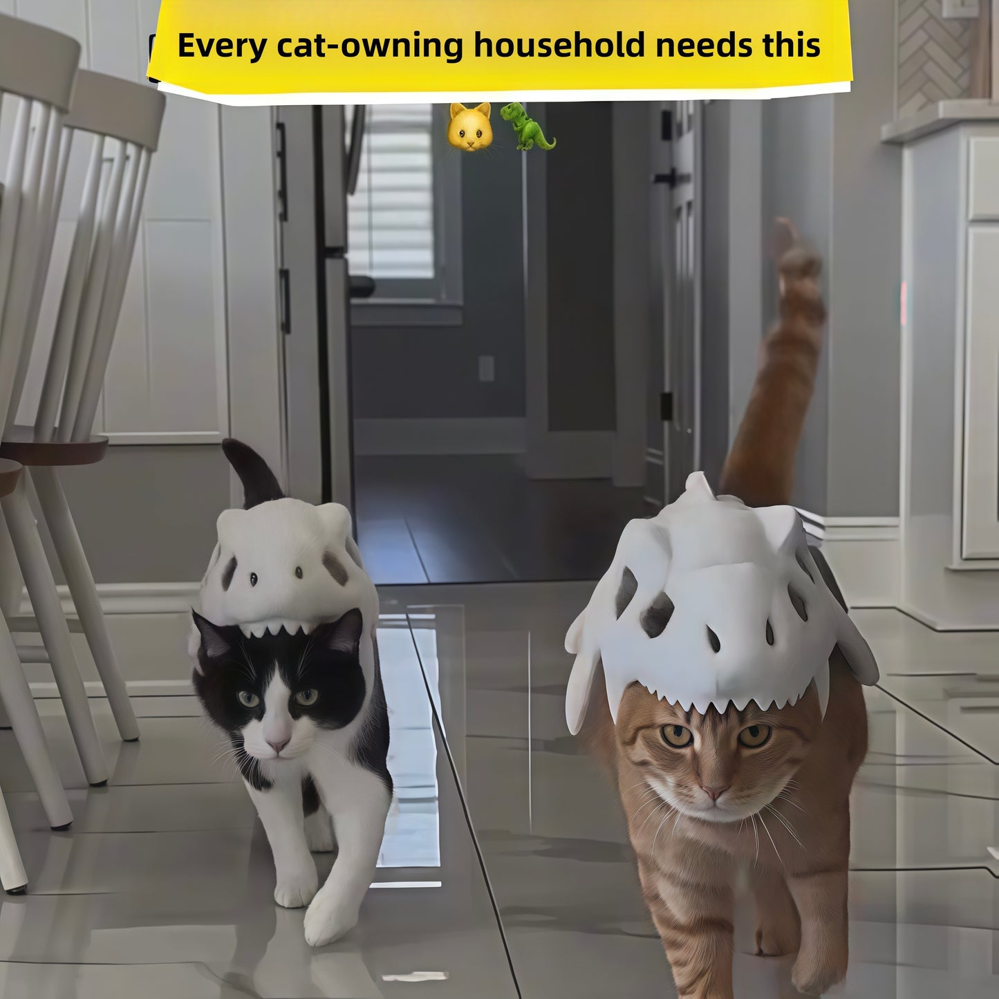 Dinosaur Skeleton Cat Costume