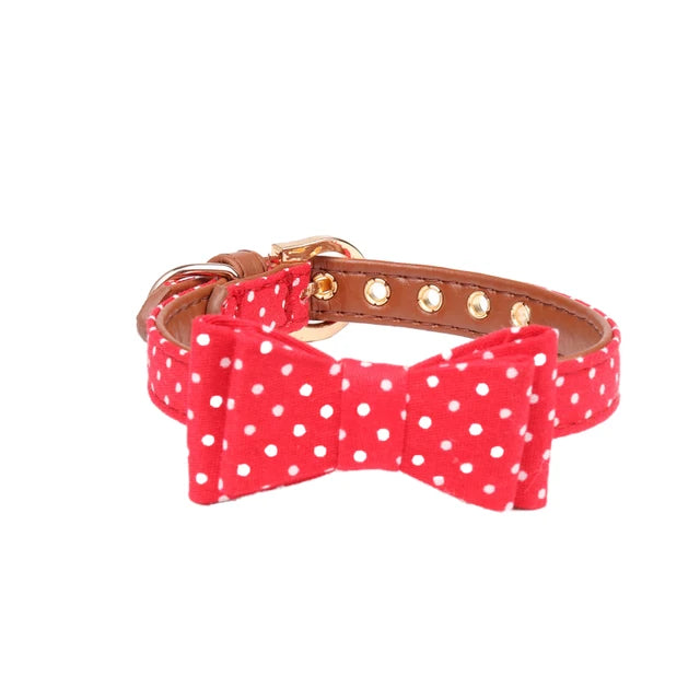 Bandanna/Bow Collar/Leash