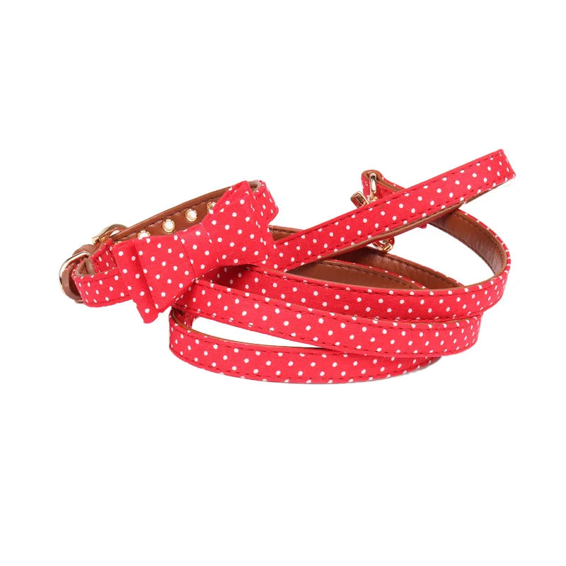 Bandanna/Bow Collar/Leash