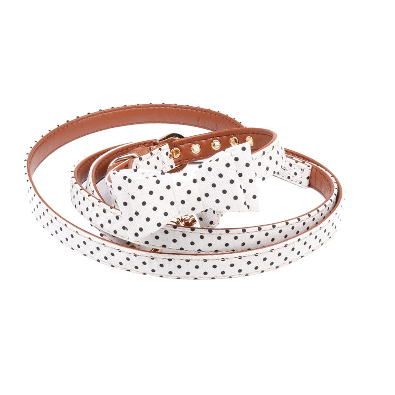 Bandanna/Bow Collar/Leash
