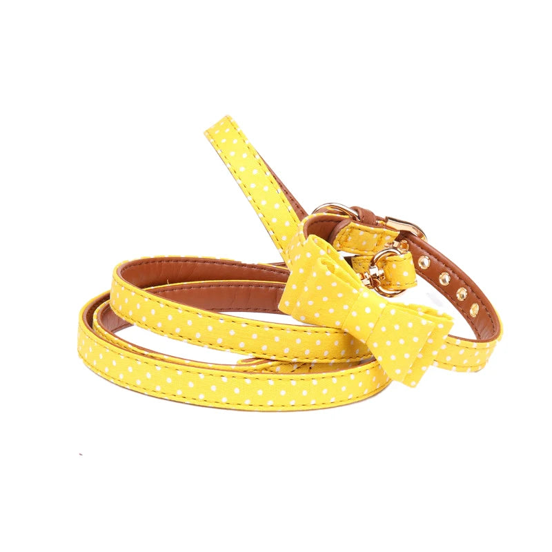 Bandanna/Bow Collar/Leash